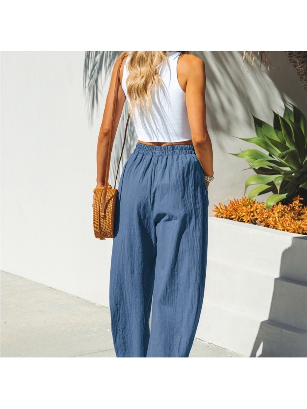 Cupshe Seaside Escape Pants - Size S - Picture 2 of 4